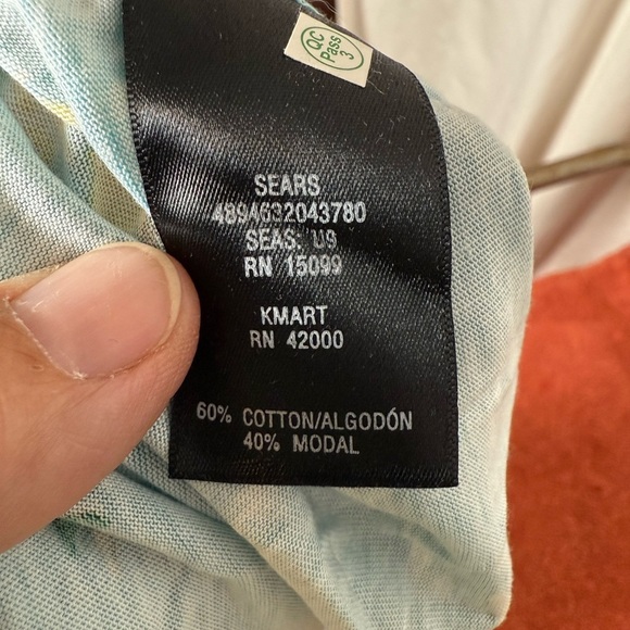 Joe Boxer Women's Sz L Scoop Neck Short Sleeve Floral Blouse - Picture 4 of 4